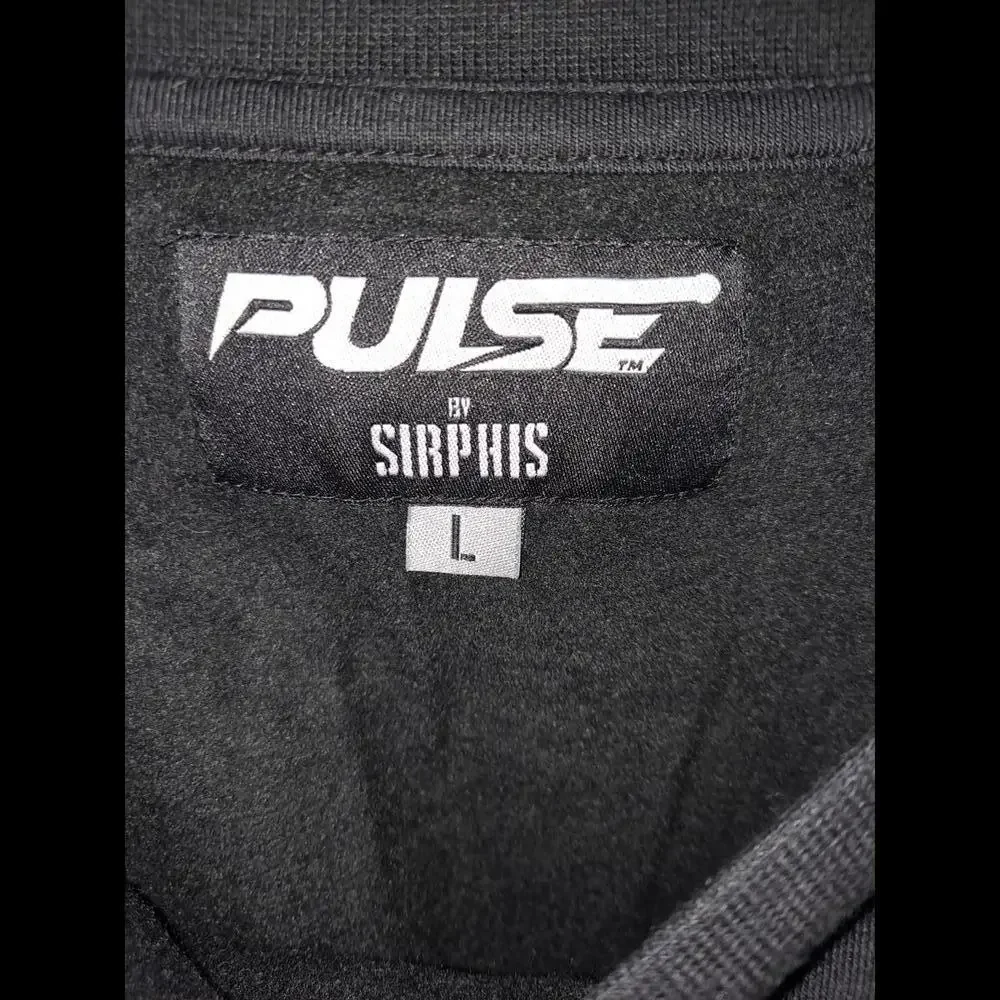 Pulse by Sirphis Pocono Raceway Black with Decorative Arms Sweatshirt Size Large - Picture 3 of 6